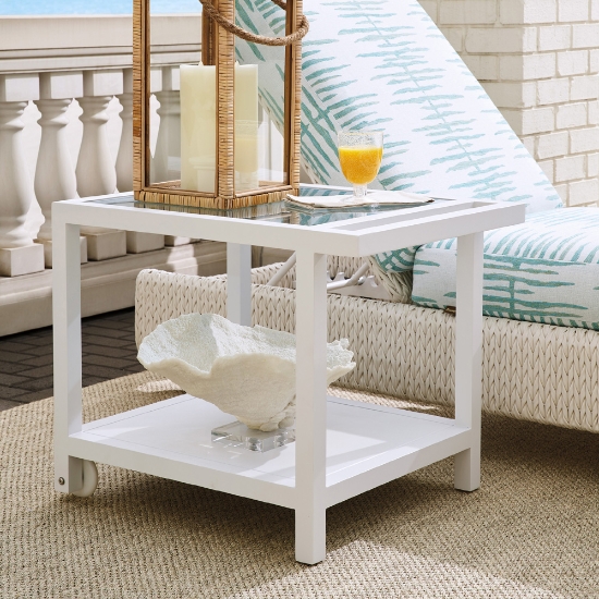 Ocean breeze serving cart set
