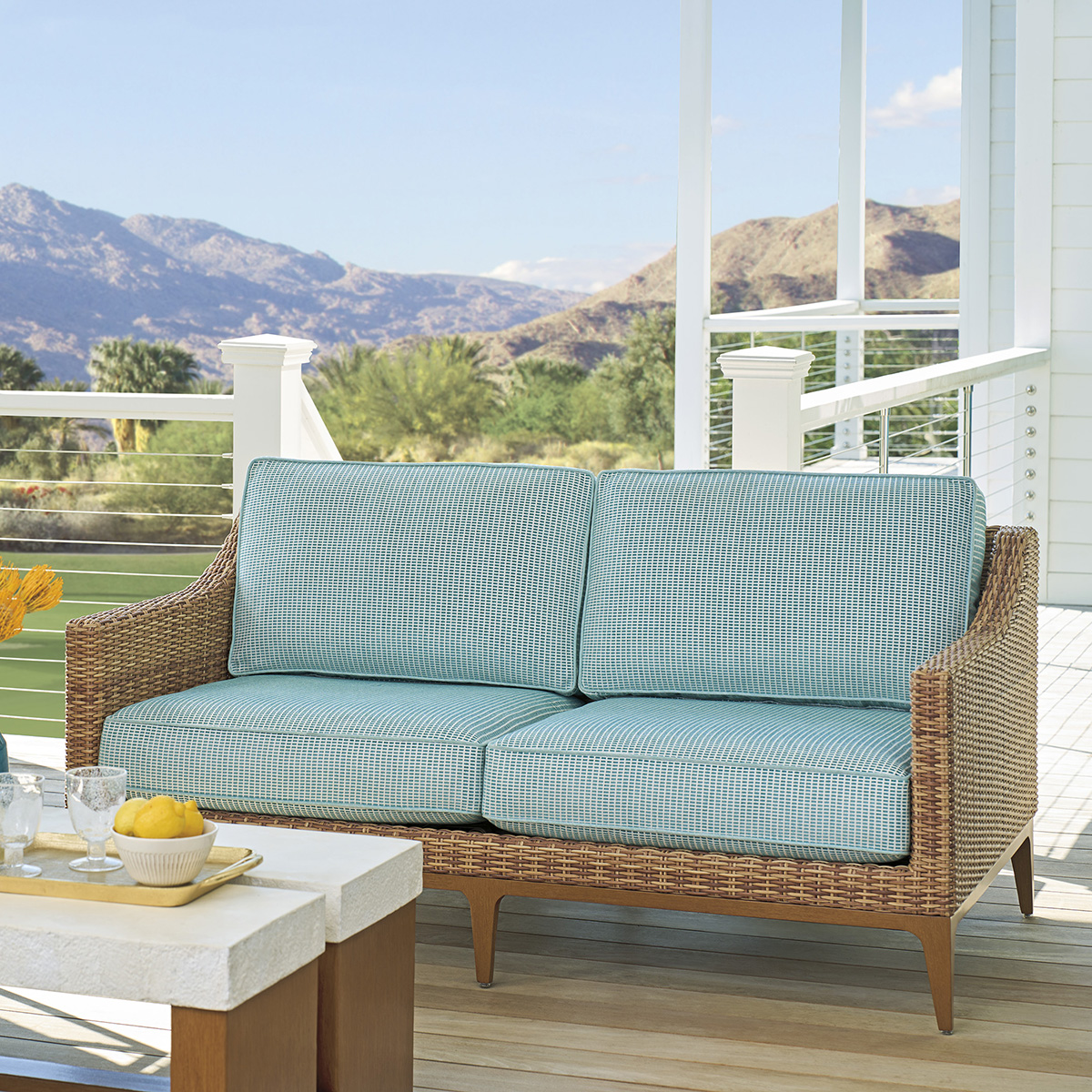 Tommy Bahama Palm Desert Loveseat - Thumbnail 3