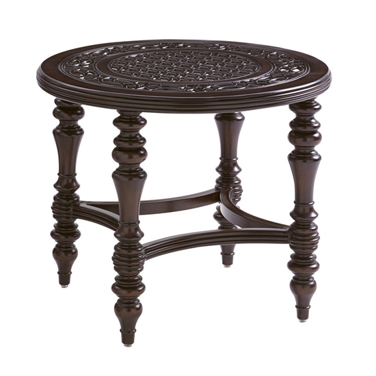Tommy Bahama Black Sands 28" Round End Table - 3235-950
