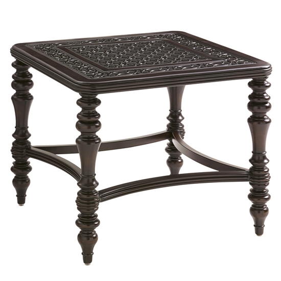 square outdoor end table