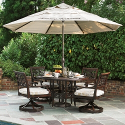 Tommy Bahama Black Sands Patio Dining Set for 4 - TB-BLACKSANDS-SET2