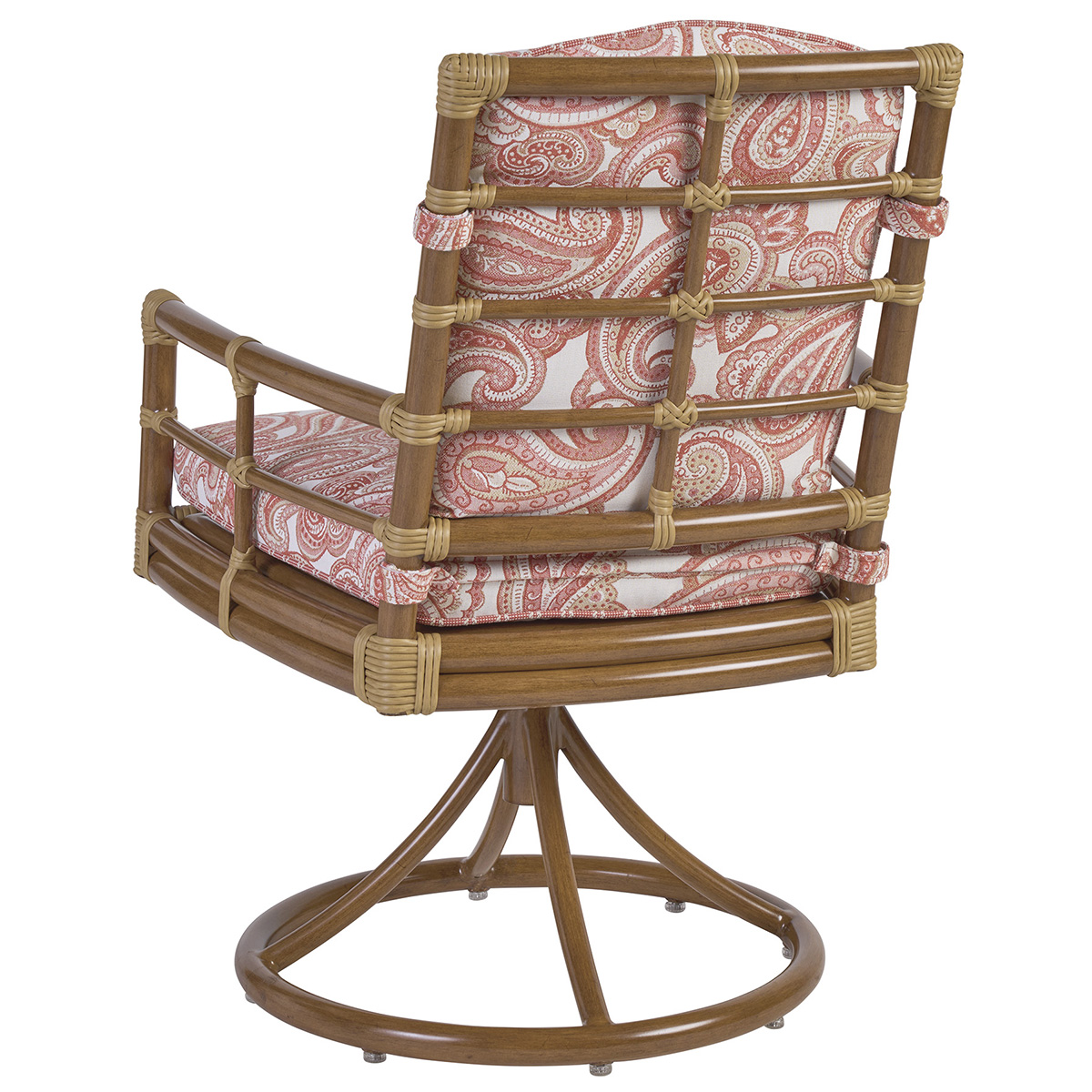 Tommy Bahama Sandpiper Bay Swivel Rocker Dining Chair - Thumbnail 2
