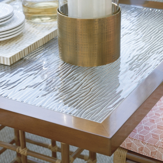 Tommy Bahama Sandpiper Bay Rectangular Dining Table top detail