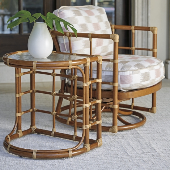 Sandpiper Bay Demilune End Table lifestyle