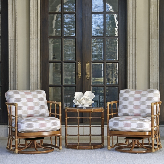 Sandpiper Bay Demilune End Table set
