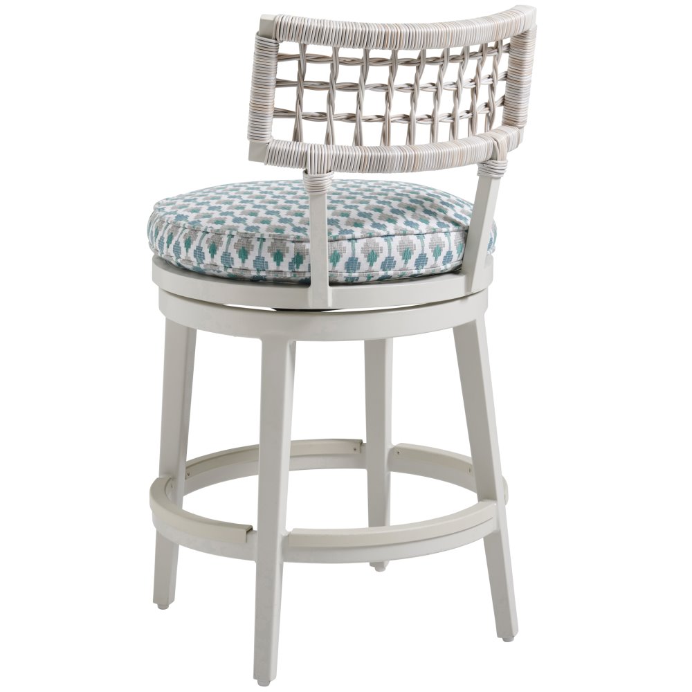 Tommy Bahama Seabrook Swivel Counter Stool - Thumbnail 2
