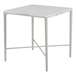 Tommy Bahama Seabrook 22" Square End Table with Glass Top - 3430-954C