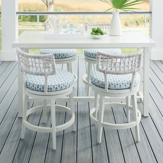 Tommy Bahama Seabrook Counter Height Patio Set for 4 - TB-SEABROOK-SET6