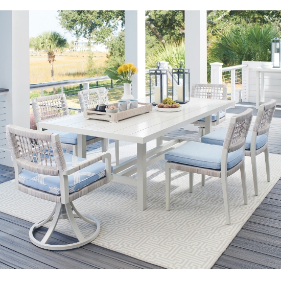 Tommy Bahama Seabrook Rectangle Patio Dining Set - TB-SEABROOK-SET9