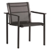 South Beach Sling Dining Chairs with Dark Graphite Slings