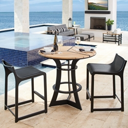 Tommy Bahama South Beach Outdoor Counter Height 3 Piece Patio Set - TB-SOUTHBEACH-SET4