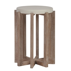 Tommy Bahama Stillwater Cove Accent Table with Limestone Resin Top - 3450-952