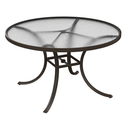 Tropitone Acrylic 48" Round Dining Table - 1847A