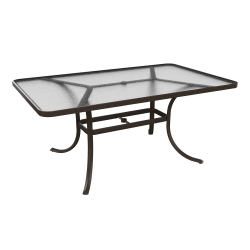 Tropitone Acrylic 66" x 40" Rectangular Dining Table - 1866A
