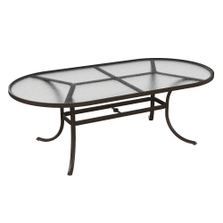 Tropitone Acrylic 84" x 42" Oval Dining Table - 1884A