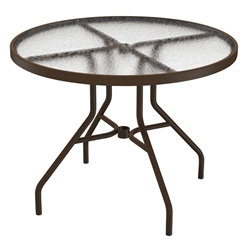 Tropitone Acrylic 36" Round Dining Table - 670A