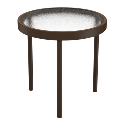 Tropitone Acrylic 16" Round Tea Table - 694A