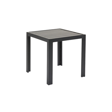 Tropitone Aluminum Slat 24" Square End Table - 872038-22