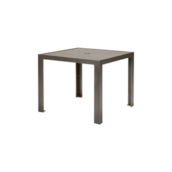 Tropitone Aluminum Slat 36" Square Bar Umbrella Table - ADA Compliant - 872076U-31