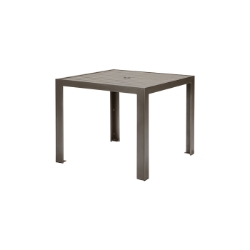 Tropitone Aluminum Slat 36" Square Bar Umbrella Table - ADA Compliant - 872076U-31