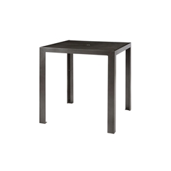 Tropitone Aluminum Slat 36" Square Bar Umbrella Table - 872076U-40