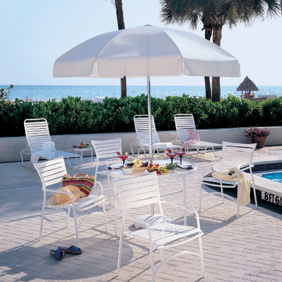 Aluminum tilt umbrella