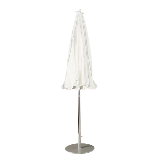 Aluminum tilt umbrella closes