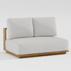 Tropitone Arlo Teak Armless 2-Seater - 1F2410MC2