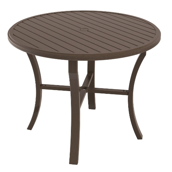 Tropitone Banchetto 48" Round Counter Umbrella Table - 401148U-34
