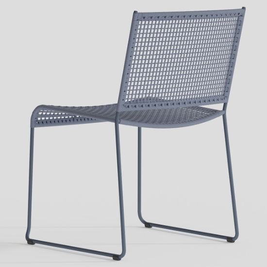 Bayfront Rope Side Chair back