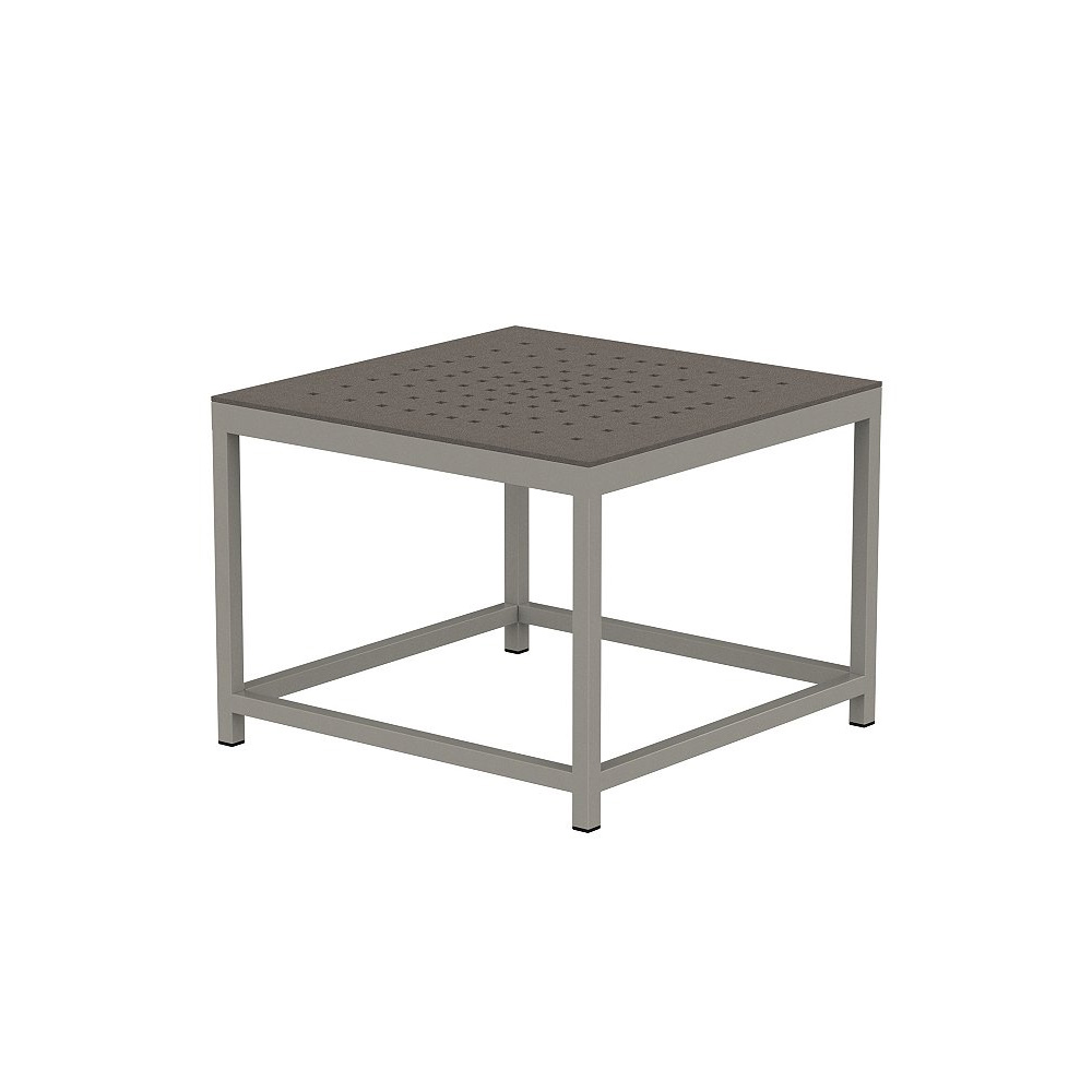Tropitone Cabana Club 24" Square End Table with Aluminum Top - 591624ST