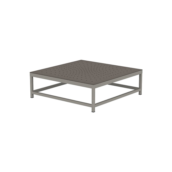 Cabana Club 34" Coffee Tables with Aluminum Tops