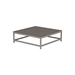 Cabana Club 34" Coffee Tables with Aluminum Tops