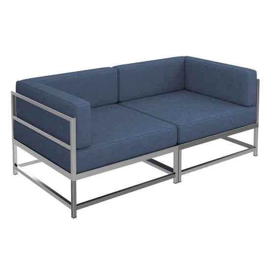 Tropitone Cabana Club Outdoor Sectional Love Seat Set - TT-CABANACLUB-SET12