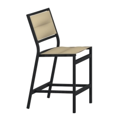 Tropitone Cabana Club Padded Sling Armless Counter Height Stool - 591429PS-25