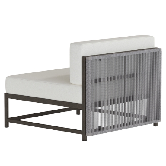 Cabana Club Rope Armless Module back