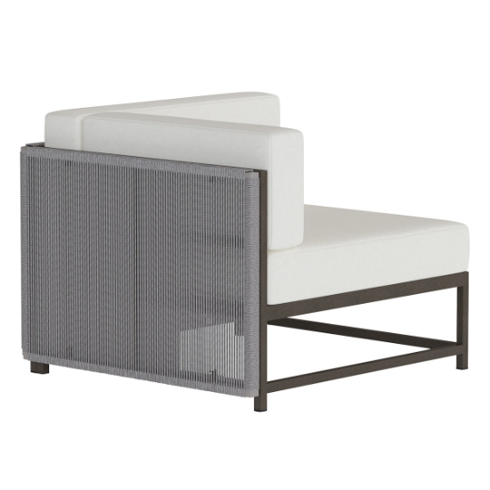 Cabana Club Rope Square Corner Module back