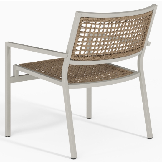 Cabana Club Rope Lounge Chair back