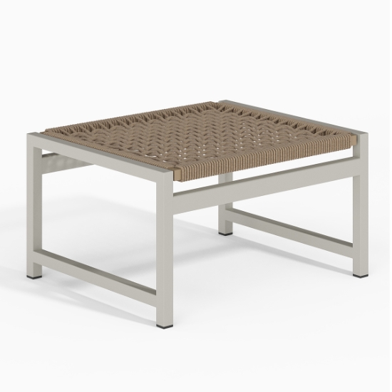 Cabana Club Rope Ottoman back