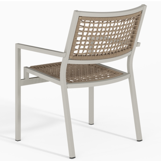 Cabana Club Rope Dining Chair back