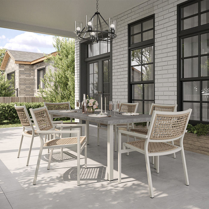 Cabana Club Rope dining set