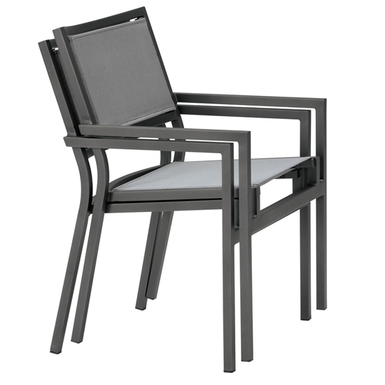 tropitone stacked dining chairs