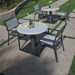 Tropitone Cabana Club Sling Outdoor Dining Set for 2 - TT-CABANACLUB-SET21