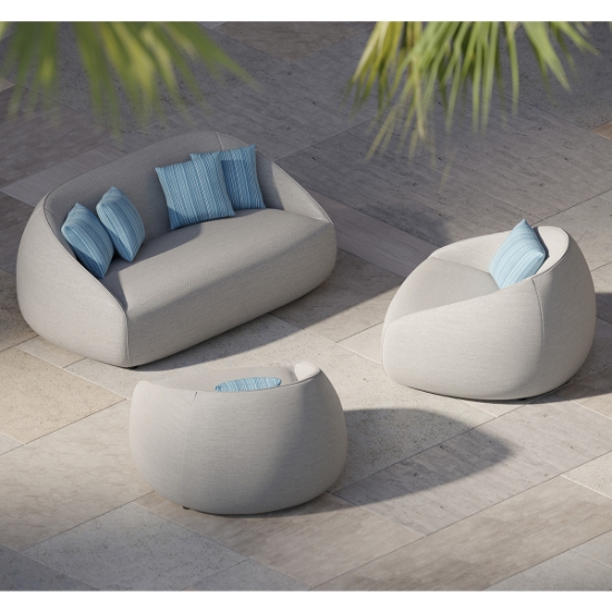 Contour Cushion Patio Set top