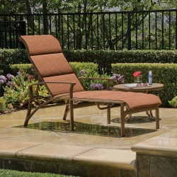 Tropitone Corsica Padded Sling Outdoor Chaise Lounge Set - TT-CORSICA-SET10