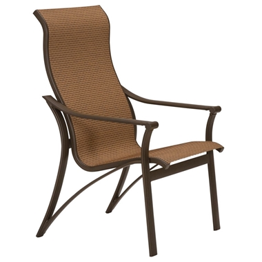 Tropitone Corsica Sling High Back Dining Chair - 161101