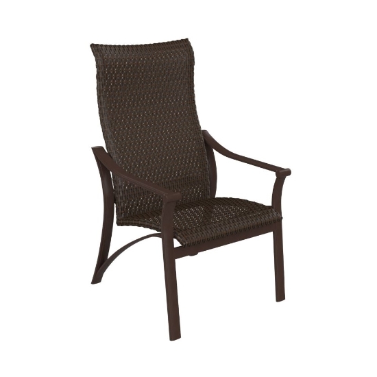 Tropitone Corsica Woven High Back Dining Chair - 161501WS