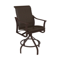 Tropitone Corsica Woven Swivel Bar Stool - 161527WS-28