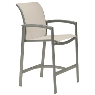 Tropitone Elance Relaxed Sling Stationary Bar Stool - 461126
