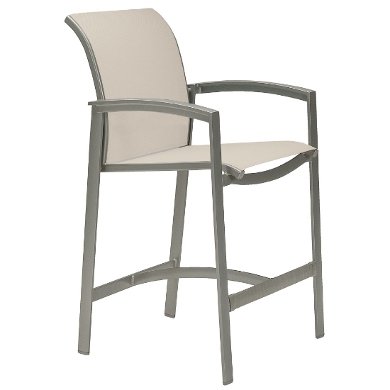 Tropitone Elance Relaxed Sling Stationary Bar Stool - 461126